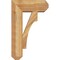 Ekena Millwork Westlake Craftsman Rough Sawn Bracket w/ Offset Brace, Western Red Cedar, 8"W x 20"D x 32"H BKT0806X20X32WTL04RWR - alternate 4